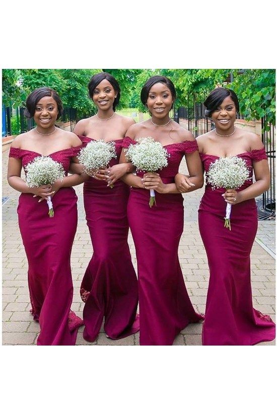 Long Mermaid Lace Off the Shoulder Bridesmaid Dresses 902374 Long Mermaid Lace Off the Shoulder Bridesmaid Dresses 902374