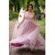 A-Line Lace and Tulle Long Bridesmaid Dresses 902378 A-Line Lace and Tulle Long Bridesmaid Dresses 902378
