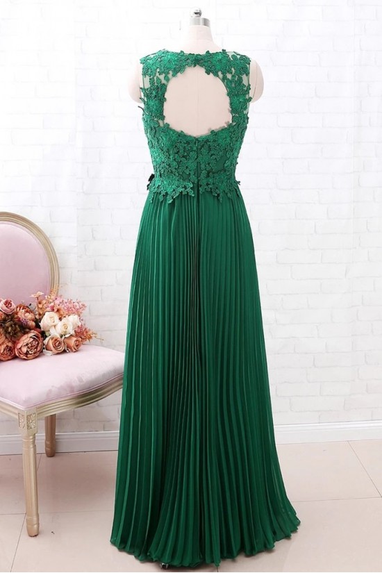 Long Green Lace and Chiffon Floor Length Bridesmaid Dresses 902380 Long Green Lace and Chiffon Floor Length Bridesmaid Dresses 902380