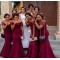 Long Mermaid Off the Shoulder Bridesmaid Dresses 902401