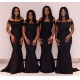 Long Mermaid Off the Shoulder Floor Length Bridesmaid Dresses 902405 Long Mermaid Off the Shoulder Floor Length Bridesmaid Dresses 902405