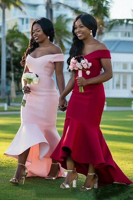 Long Mermaid Off the Shoulder Bridesmaid Dresses 902412 Long Mermaid Off the Shoulder Bridesmaid Dresses 902412