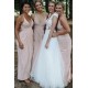 Sheath/Column V Neck Long Bridesmaid Dresses 902417 Sheath/Column V Neck Long Bridesmaid Dresses 902417