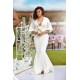 Long White Mermaid Bridesmaid Dresses 902419