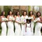 Long White Mermaid Bridesmaid Dresses 902419