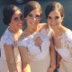 Long Mermaid Lace Bridesmaid Dresses with Sleeves 902423 Long Mermaid Lace Bridesmaid Dresses with Sleeves 902423