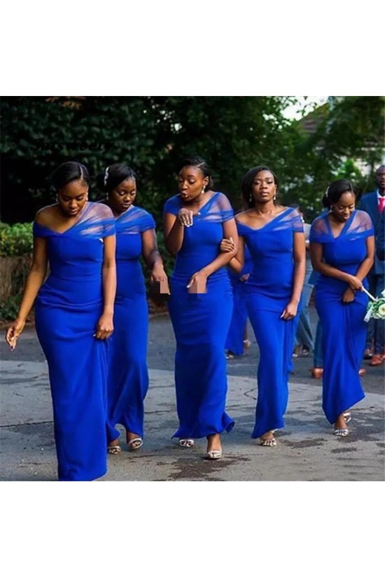 Long Royal Blue Mermaid Bridesmaid Dresses 902430 Long Royal Blue Mermaid Bridesmaid Dresses 902430
