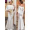 Long White Mermaid Bridesmaid Dresses 902434