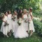 Asymmetrical White Chiffon Bridesmaid Dresses 902443