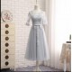 Short Lace and Tulle Bridesmaid Dresses with Sleeves 902446 Short Lace and Tulle Bridesmaid Dresses with Sleeves 902446