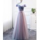 Long Tulle Floor Length Bridesmaid Dresses with Sleeves 902448 Long Tulle Floor Length Bridesmaid Dresses with Sleeves 902448