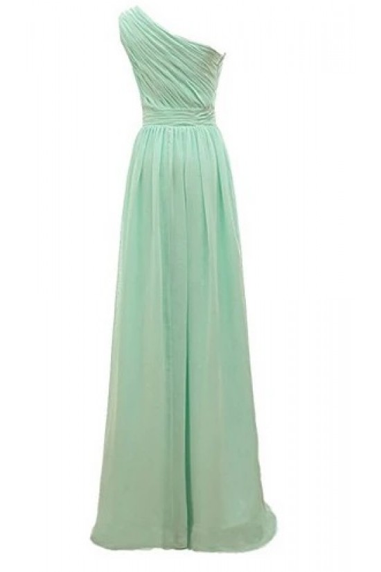 Long Chiffon One Shoulder Bridesmaid Dresses 902465 Long Chiffon One Shoulder Bridesmaid Dresses 902465