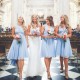 Short Blue Chiffon Bridesmaid Dresses 902468 Short Blue Chiffon Bridesmaid Dresses 902468