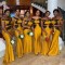 Long Mermaid Lace Floor Length Bridesmaid Dresses 902472