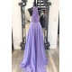 Long Purple Chiffon and Lace Bridesmaid Dresses 902479 Long Purple Chiffon and Lace Bridesmaid Dresses 902479