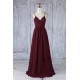 Long Grape Purple Chiffon Lace Spaghetti Straps Bridesmaid Dresses 902482 Long Grape Purple Chiffon Lace Spaghetti Straps Bridesmaid Dresses 902482