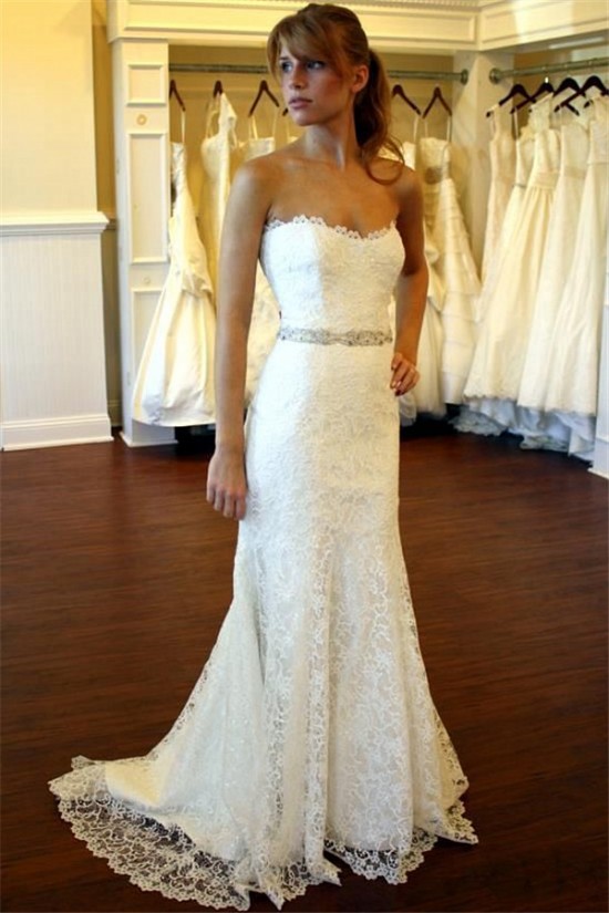Elegant Mermaid Lace Wedding Dresses Bridal Gowns 903004 Elegant Mermaid Lace Wedding Dresses Bridal Gowns 903004