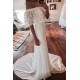 Long Chiffon and Lace Wedding Dresses Bridal Gowns 903012 Long Chiffon and Lace Wedding Dresses Bridal Gowns 903012
