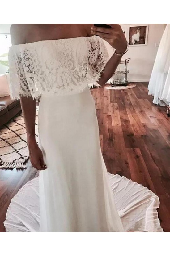 Long Chiffon and Lace Wedding Dresses Bridal Gowns 903012 Long Chiffon and Lace Wedding Dresses Bridal Gowns 903012