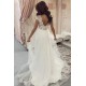 Lace and Tulle Long Wedding Dresses Bridal Gowns 903016