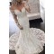 Mermaid Lace Long Sleeves Wedding Dresses Bridal Gowns 903024
