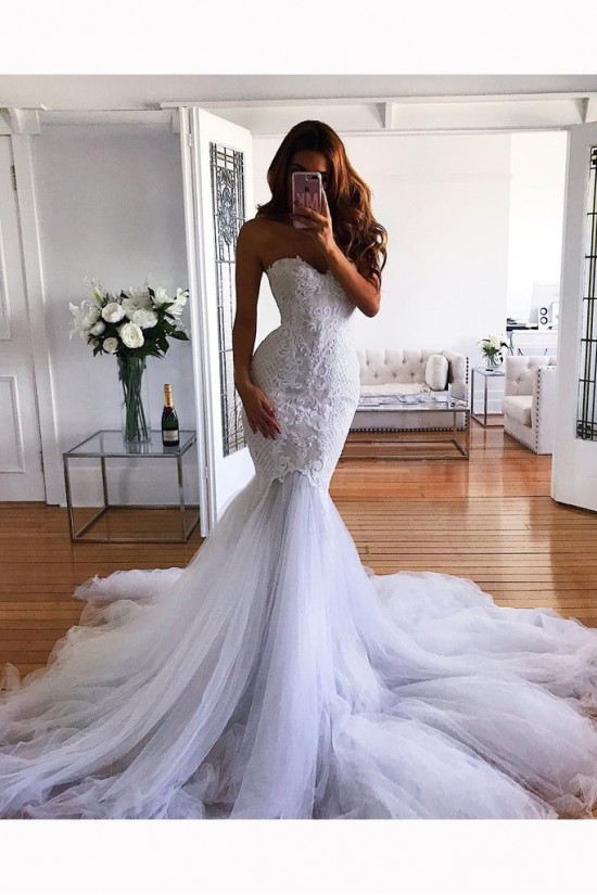 Long Mermaid Sweetheart Lace Wedding Dresses Bridal Gowns 903031 Long Mermaid Sweetheart Lace Wedding Dresses Bridal Gowns 903031