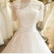 A-Line Off the Shoulder Lace Wedding Dresses Bridal Gowns with Short Sleeves 903040 A-Line Off the Shoulder Lace Wedding Dresses Bridal Gowns with Short Sleeves 903040