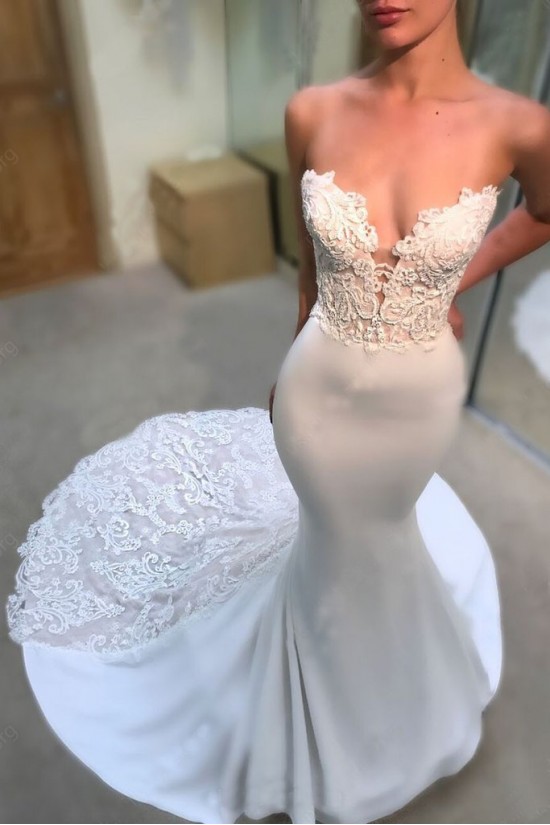 Mermaid Sweetheart Lace Wedding Dresses Bridal Gowns 903052 Mermaid Sweetheart Lace Wedding Dresses Bridal Gowns 903052