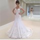 A-Line V Neck Lace Long Wedding Dresses Bridal Gowns 903066 A-Line V Neck Lace Long Wedding Dresses Bridal Gowns 903066