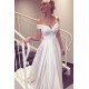 A-Line Off the Shoulder Long Wedding Dresses Bridal Gowns 903076 A-Line Off the Shoulder Long Wedding Dresses Bridal Gowns 903076