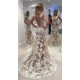 Mermaid Lace Long Wedding Dresses Bridal Gowns 903077