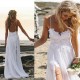 Long Chiffon and Lace Spaghetti Straps Wedding Dresses Bridal Gowns 903096 Long Chiffon and Lace Spaghetti Straps Wedding Dresses Bridal Gowns 903096