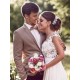 A-Line Chiffon and Lace Wedding Dresses Bridal Gowns 903101 A-Line Chiffon and Lace Wedding Dresses Bridal Gowns 903101