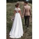 A-Line Chiffon and Lace Wedding Dresses Bridal Gowns 903101 A-Line Chiffon and Lace Wedding Dresses Bridal Gowns 903101