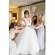 A-Line Lace and Tulle Beaded Wedding Dresses Bridal Gowns 903116 A-Line Lace and Tulle Beaded Wedding Dresses Bridal Gowns 903116
