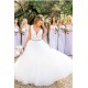 A-Line Lace and Tulle Beaded Wedding Dresses Bridal Gowns 903116 A-Line Lace and Tulle Beaded Wedding Dresses Bridal Gowns 903116