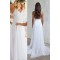 Lace and Chiffon Long Wedding Dresses Bridal Gowns 903129