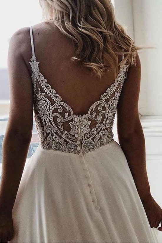 A-Line V Neck Long Wedding Dresses Bridal Gowns 903130 A-Line V Neck Long Wedding Dresses Bridal Gowns 903130
