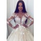 A-Line Long Sleeves Lace Wedding Dresses Bridal Gowns 903151 A-Line Long Sleeves Lace Wedding Dresses Bridal Gowns 903151