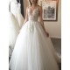 A-Line Lace and Tulle Wedding Dresses Bridal Gowns 903156 A-Line Lace and Tulle Wedding Dresses Bridal Gowns 903156