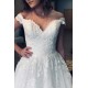 A-Line Lace and Tulle Off the Shoulder Wedding Dresses Bridal Gowns 903168 A-Line Lace and Tulle Off the Shoulder Wedding Dresses Bridal Gowns 903168