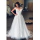 A-Line Lace and Tulle Off the Shoulder Wedding Dresses Bridal Gowns 903168 A-Line Lace and Tulle Off the Shoulder Wedding Dresses Bridal Gowns 903168