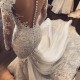 Elegant Mermaid Lace Long Sleeves Wedding Dresses Bridal Gowns 903185 Elegant Mermaid Lace Long Sleeves Wedding Dresses Bridal Gowns 903185