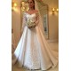A-Line Lace Long Sleeves V Neck Wedding Dresses Bridal Gowns 903186 A-Line Lace Long Sleeves V Neck Wedding Dresses Bridal Gowns 903186