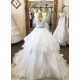 A-Line Beaded V Neck Long Wedding Dresses Bridal Gowns 903192 A-Line Beaded V Neck Long Wedding Dresses Bridal Gowns 903192