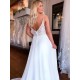 A-Line Chiffon and Lace V Neck Wedding Dresses Bridal Gowns 903196 A-Line Chiffon and Lace V Neck Wedding Dresses Bridal Gowns 903196