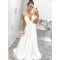 A-Line V Neck Long Wedding Dresses Bridal Gowns 903203