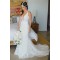 Elegant Mermaid Lace V Neck Wedding Dresses Bridal Gowns 903206