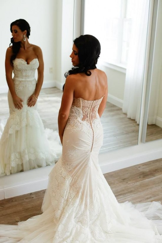 Mermaid Sweetheart Lace and Tulle Wedding Dresses Bridal Gowns 903213 Mermaid Sweetheart Lace and Tulle Wedding Dresses Bridal Gowns 903213