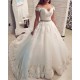 A-Line Beaded Lace and Tulle Off the Shoulder Wedding Dresses Bridal Gowns 903220 A-Line Beaded Lace and Tulle Off the Shoulder Wedding Dresses Bridal Gowns 903220